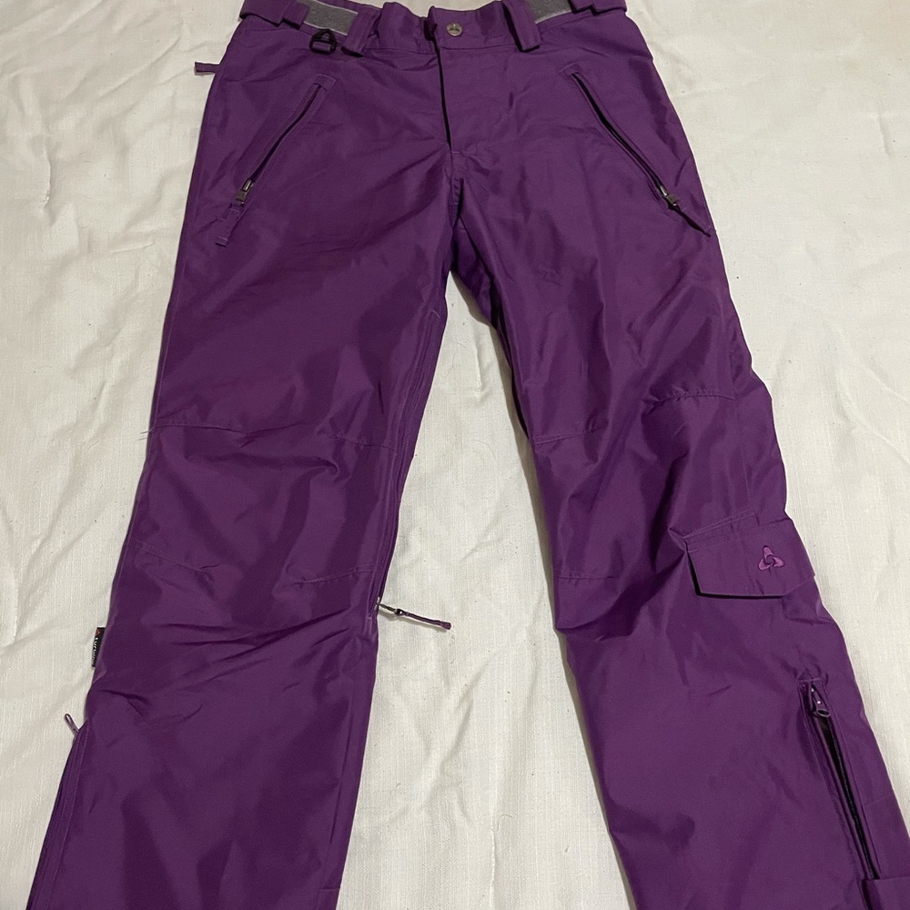 Purple snowboard pants XS